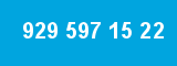 929 597 15 22 929 597 15 22